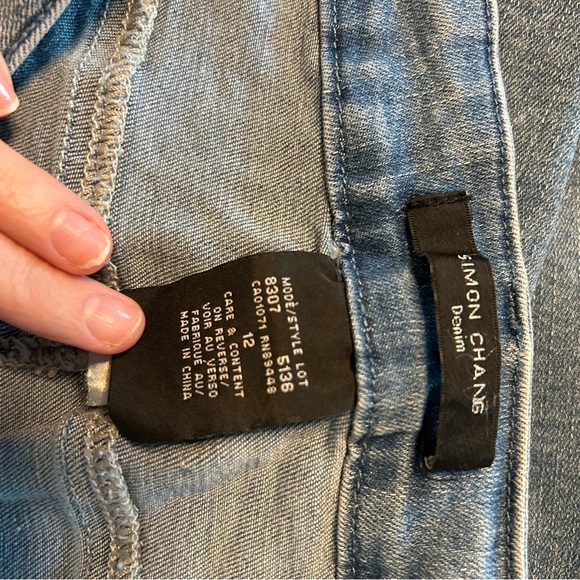 Simon Chang Denim Jeans - Picture 3 of 5